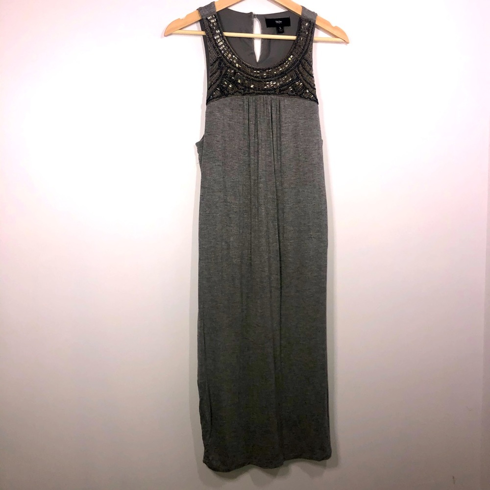 Mossimo Grey Dress with Sequence